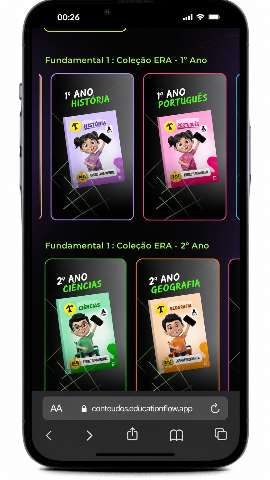 Passo 2: Escolha a série