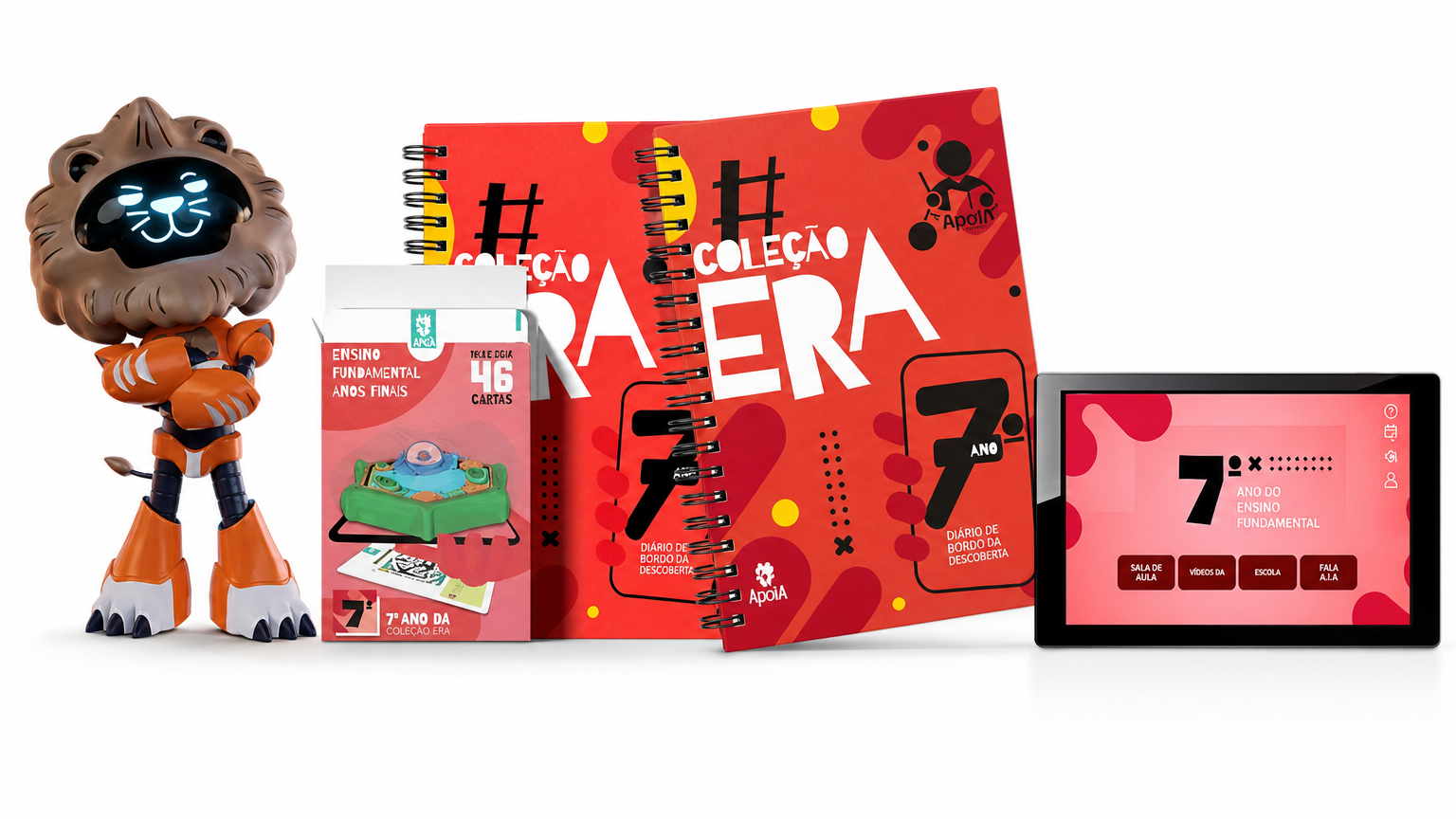 Coleção 7º ano — livro, cards e aplicativo em realidade aumentada