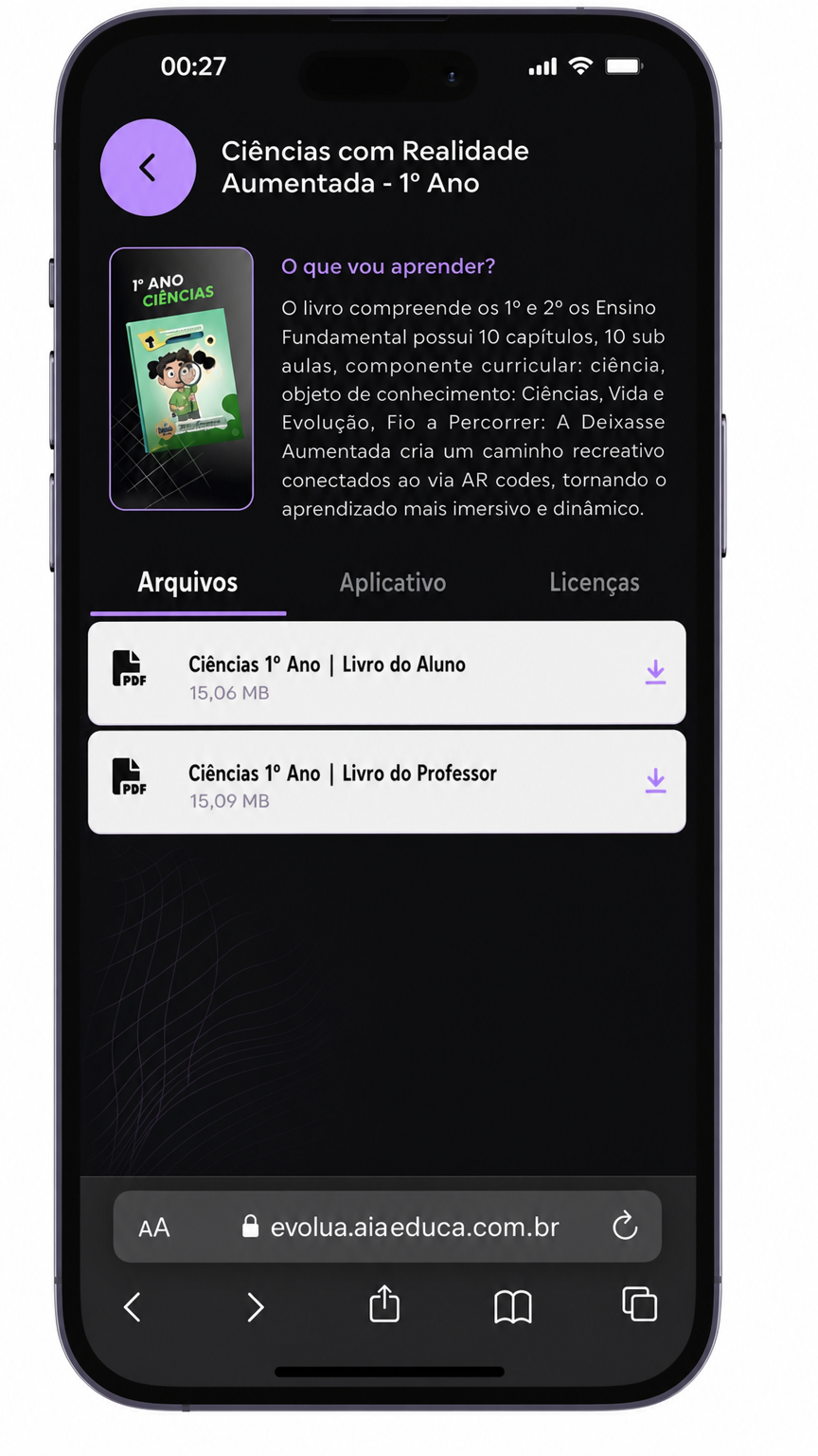 Passo 3: Baixe o livro digital