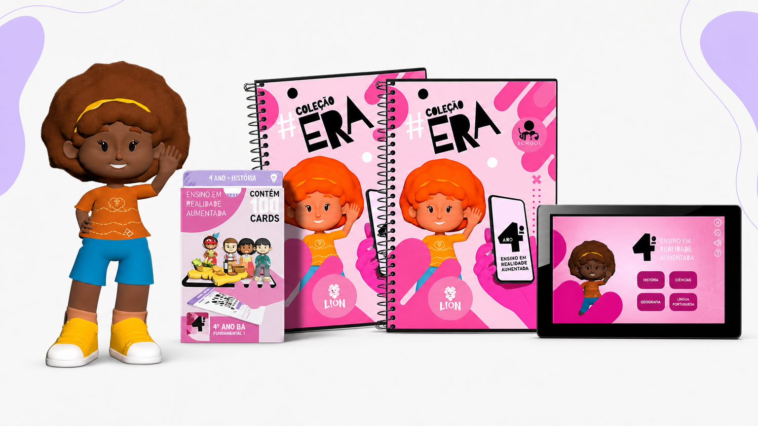 Coleção 4º ano — livro, cards e aplicativo em realidade aumentada