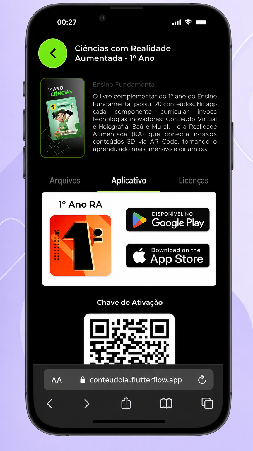 Passo 4: Ative o aplicativo