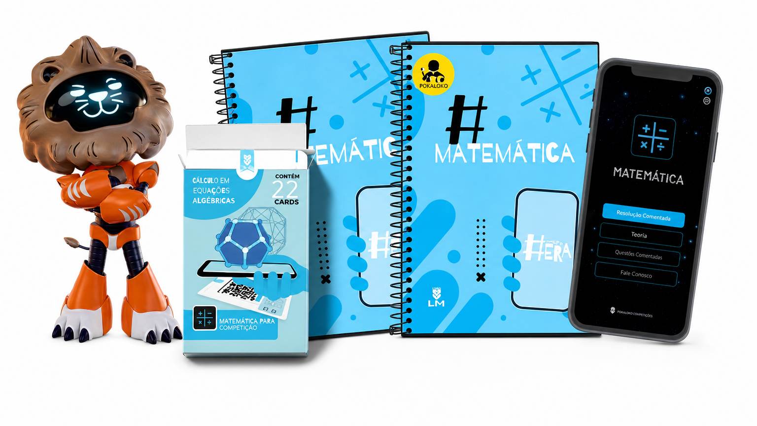 Coleção Matemática — livro, cards e aplicativo em realidade aumentada