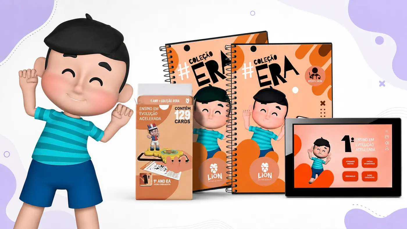 Coleção 1º ano — livro, cards e aplicativo em realidade aumentada