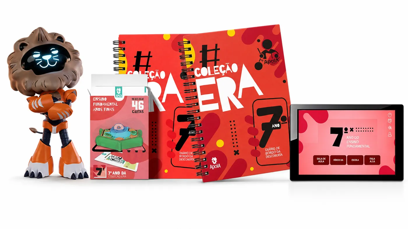 Coleção 7º ano — livro, cards e aplicativo em realidade aumentada